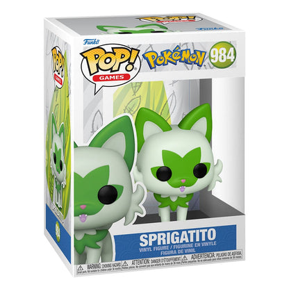 Pokémon POP! Games Vinyl Figur Sprigatito(EMEA) 9 cm Image 2