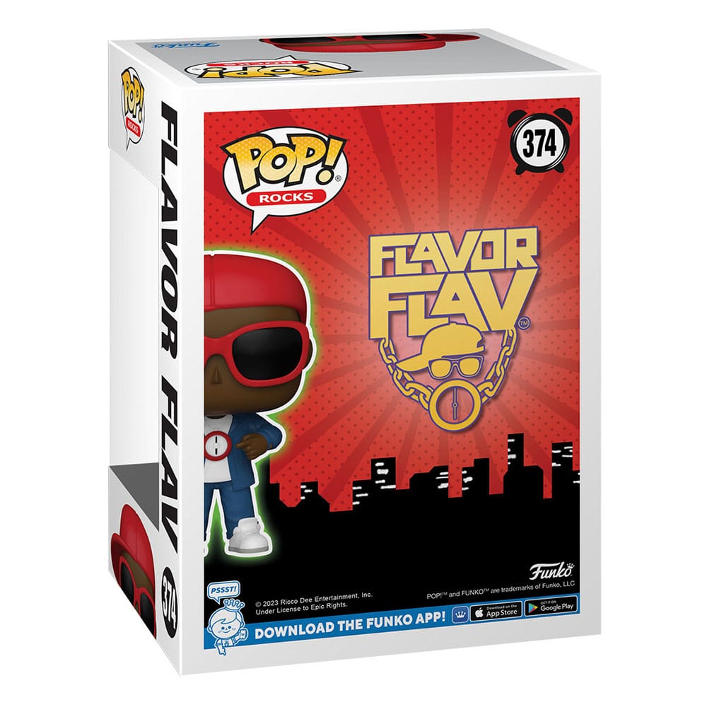 Flavor Flav POP! Rocks Vinyl Figur Flavor of Love 9 cm Image 3