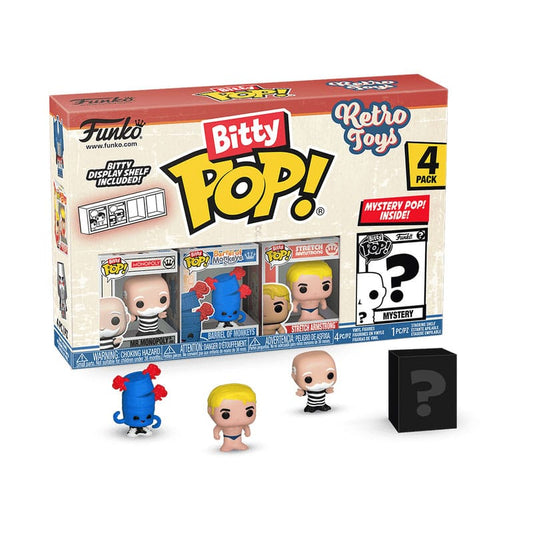 Retro Toys Bitty POP! Vinyl Figuren 4er-Pack Mr. Monopoly 2,5 cm Image 1