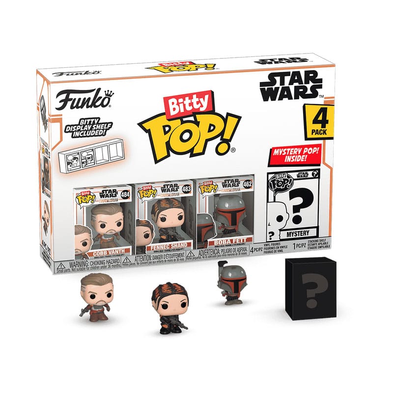 Star Wars: Mandalorian Bitty POP! Vinyl Figuren 4er-Pack Marshal 2,5 cm Image 1
