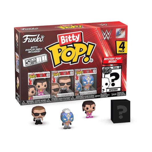 WWE Bitty POP! Vinyl Figuren 4er-Pack Razor Ramon 2,5 cm Image 1