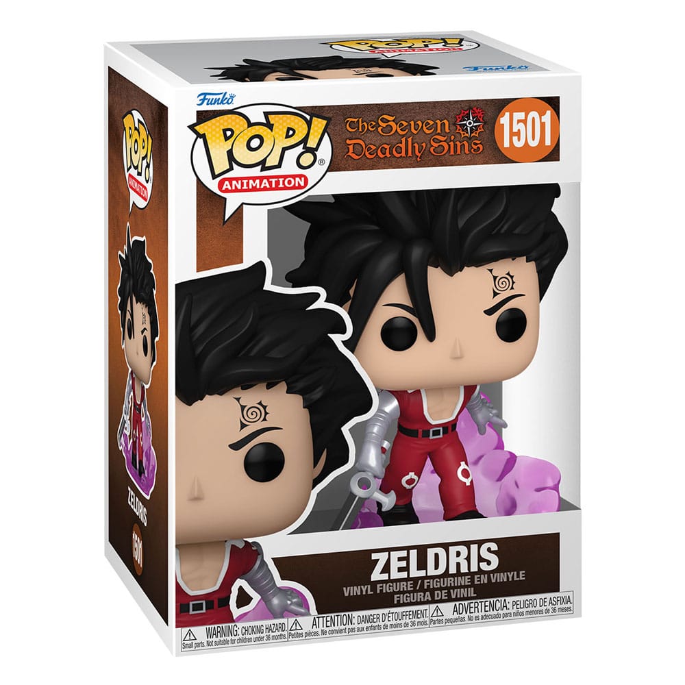 Seven Deadly Sins Pop! Animation Vinyl Figur Zeldris 9 cm Image 2