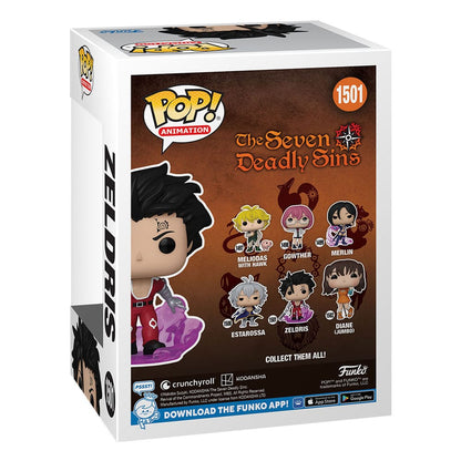 Seven Deadly Sins Pop! Animation Vinyl Figur Zeldris 9 cm Image 3