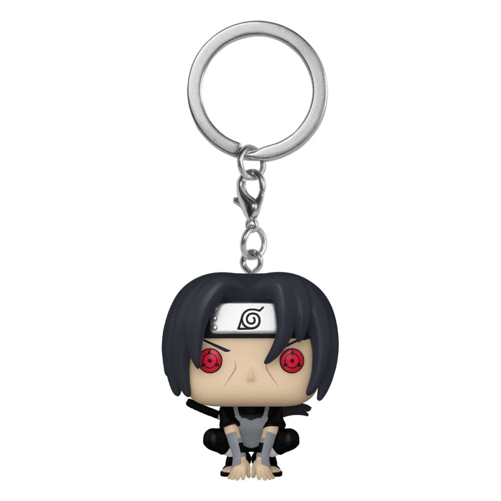 Naruto Pocket POP! Vinyl Schlüsselanhänger 4 cm Itachi Uchiha (Moonlit) Display (12) Image 1