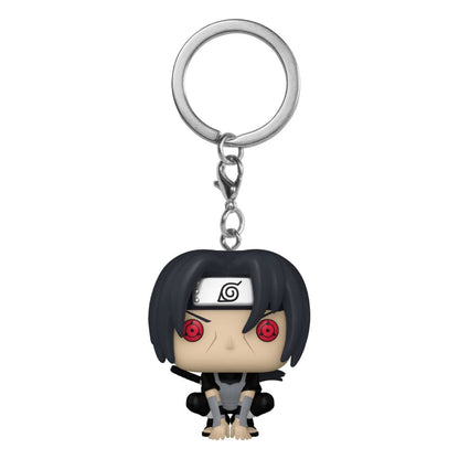 Naruto Pocket POP! Vinyl Schlüsselanhänger 4 cm Itachi Uchiha (Moonlit) Display (12) Image 1