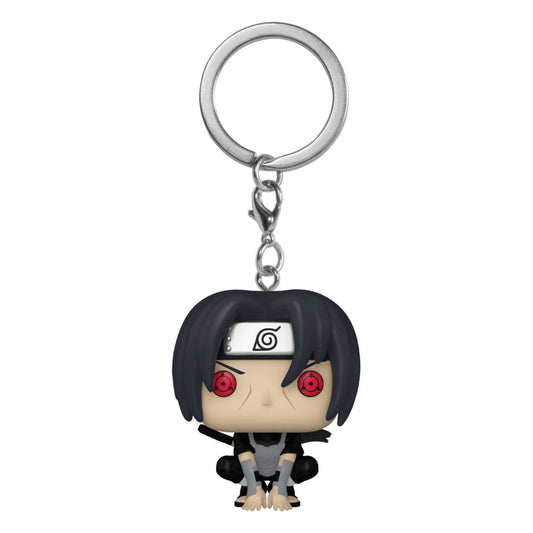 Naruto Pocket POP! Vinyl Schlüsselanhänger 4 cm Itachi Uchiha (Moonlit) Display (12) Image 1