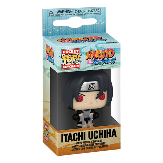 Naruto Pocket POP! Vinyl Schlüsselanhänger 4 cm Itachi Uchiha (Moonlit) Display (12) Image 2