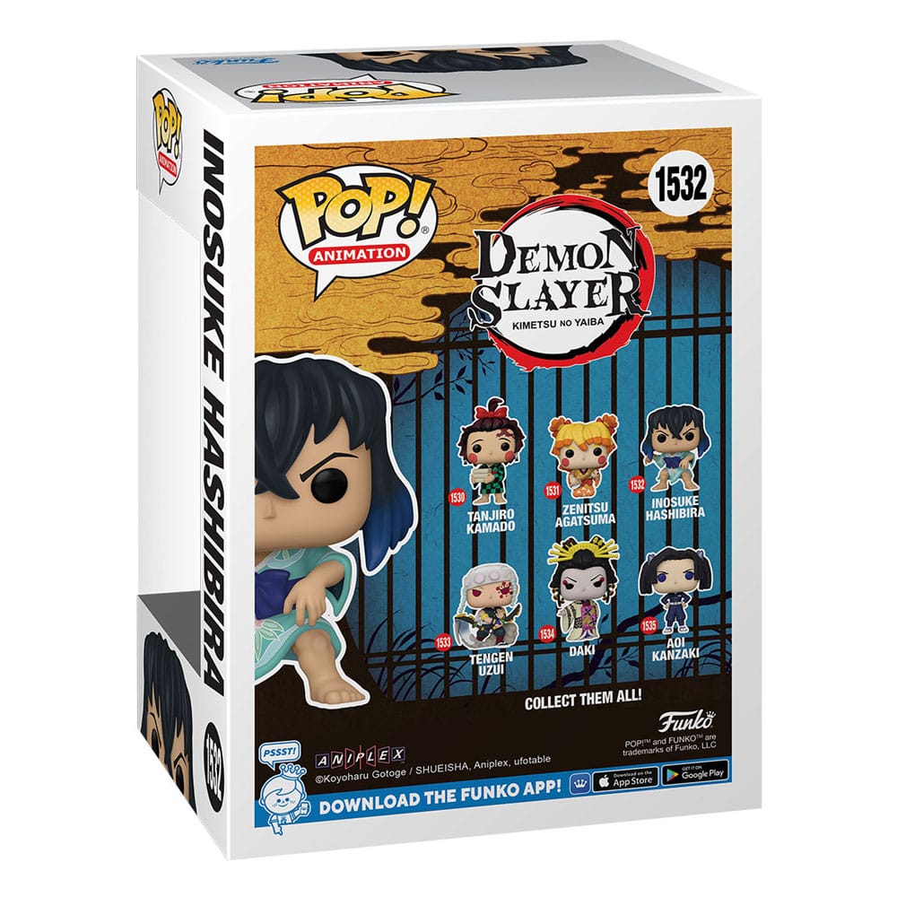 Demon Slayer: Kimetsu no Yaiba POP! Animation Figur Inosuke(Kimono) 9 cm Image 3