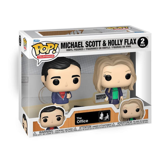 The Office POP! Television Vinyl Figuren 2er-Pack Michael & Holly 9 cm Image 2