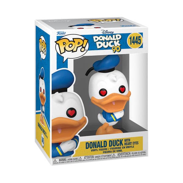 Disney DD 90th Anniversary POP! Disney Vinyl Figur Donald Duck(heart eyes) 9 cm Image 2