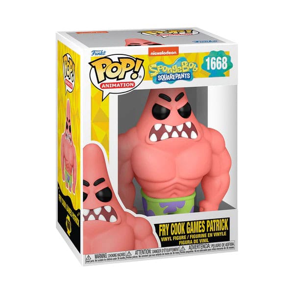 SpongeBob Schwammkopf 25th Anniversary POP! Vinyl Figur Patrick w/Muscles 9 cm Image 2