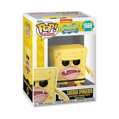 SpongeBob Schwammkopf 25th Anniversary POP! Vinyl Figur Caveman SB 9 cm Image 2