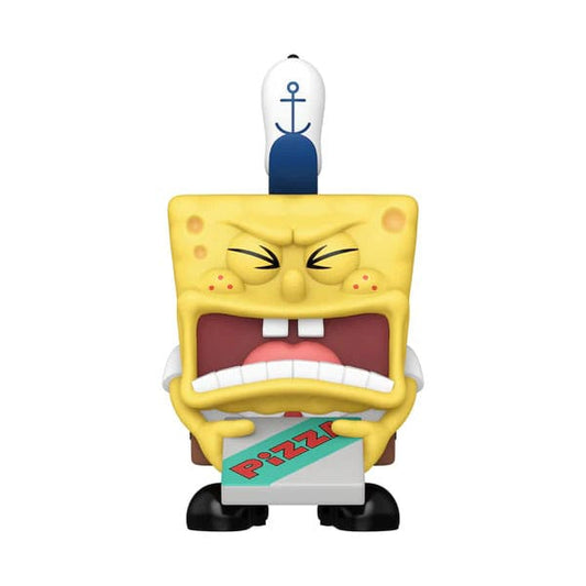 SpongeBob Schwammkopf 25th Anniversary POP! Vinyl Figur SB w/Pizza 9 cm Image 1