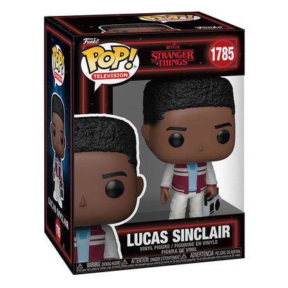 Stranger Things POP! Television Vinyl Figuren Lucas Sinclair with Boombox 9 cm Image 2