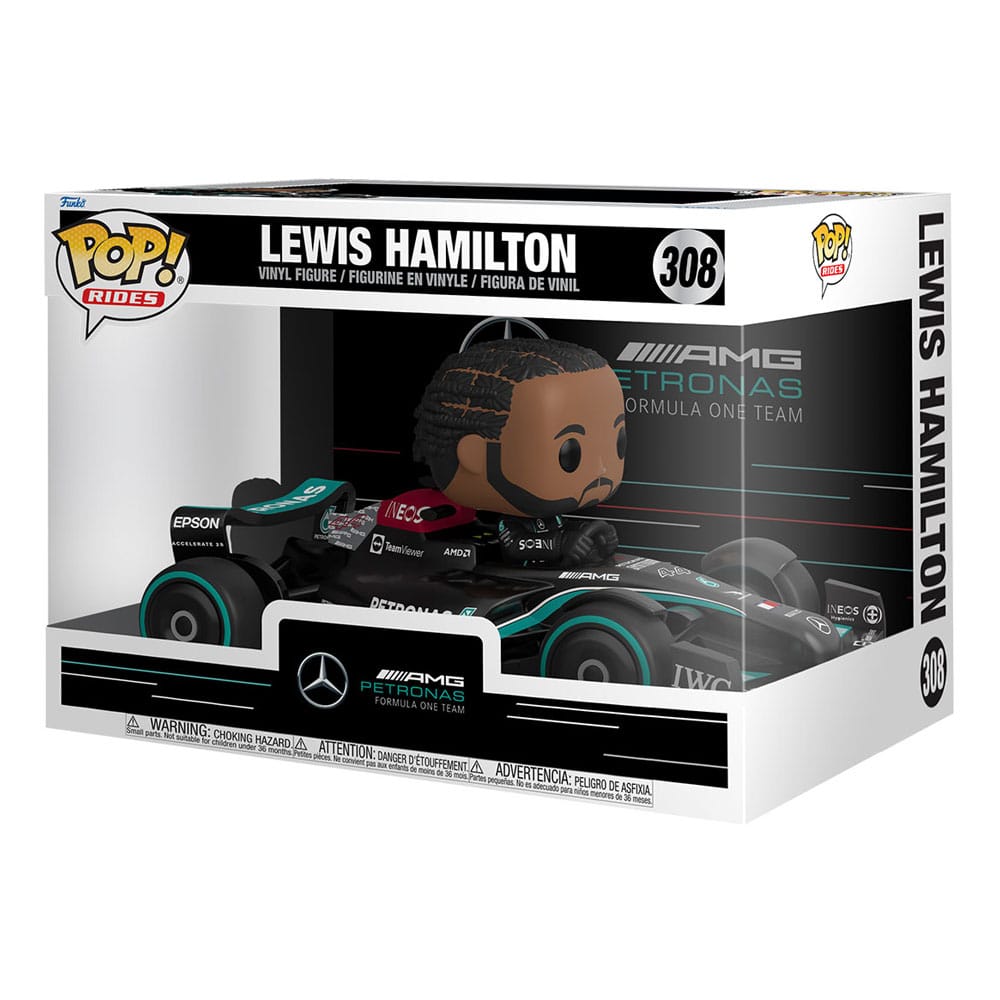 Formel 1 POP! Rides Super Deluxe Vinyl Figur Mercedes Hamilton 15 cm Image 2
