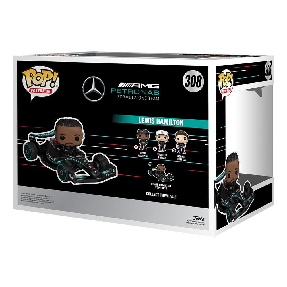 Formel 1 POP! Rides Super Deluxe Vinyl Figur Mercedes Hamilton 15 cm Image 3