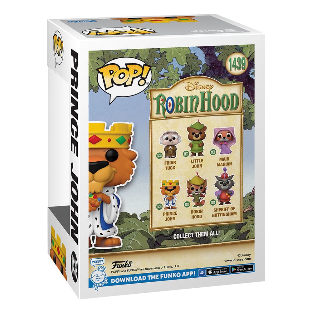Robin Hood POP! Disney Vinyl Figur Prince John 9 cm Image 3