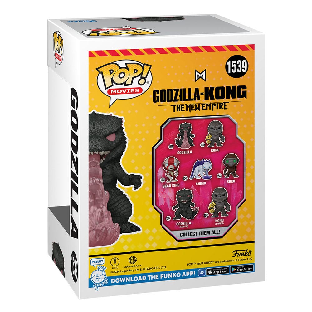 Godzilla vs. Kong 2 POP! Movies Vinyl Figur Godzilla w/Heat-Ray 9 cm Image 3