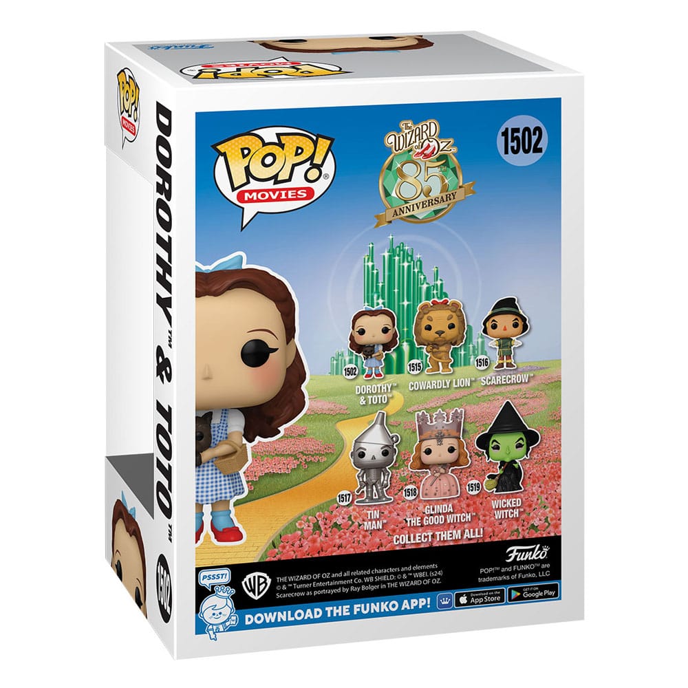 Der Zauberer von Oz POP & Buddy! Movies Vinyl Figur Dorothy w/Toto 9 cm Image 3