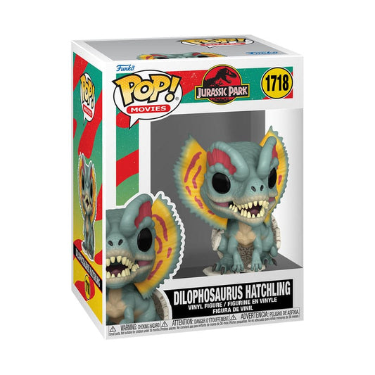 Jurassic Park Hatchling POP! Movies Vinyl Figur Dilophosaurus 9 cm Image 2