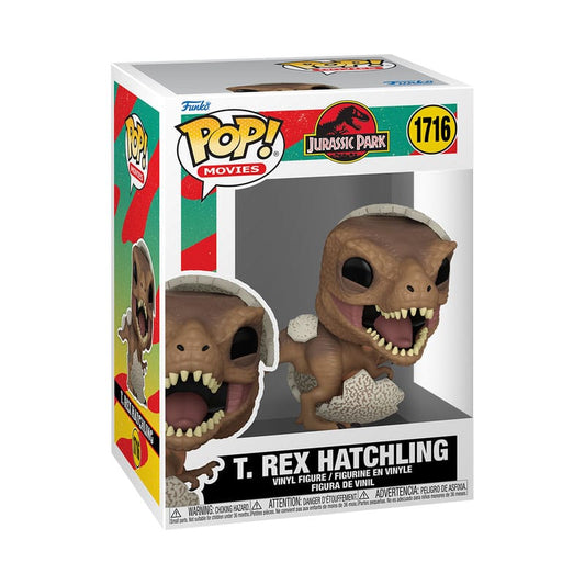 Jurassic Park Hatchling POP! Movies Vinyl Figur Tyrannosaurus Rex 9 cm Image 2