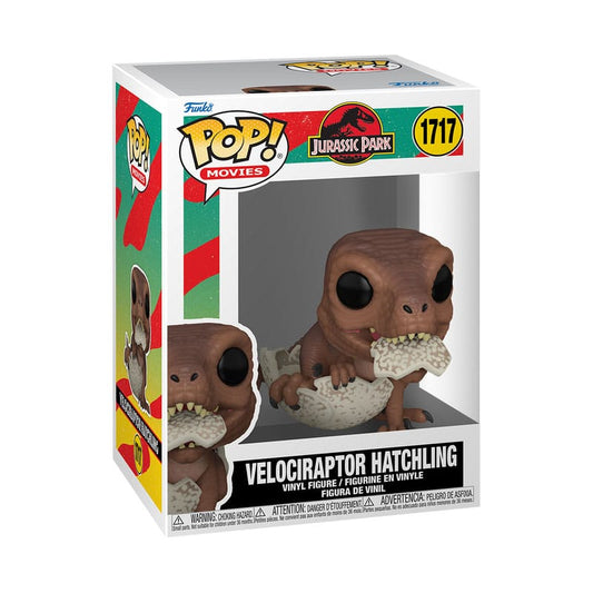 Jurassic Park Hatchling POP! Movies Vinyl Figur Velociraptor 9 cm Image 2