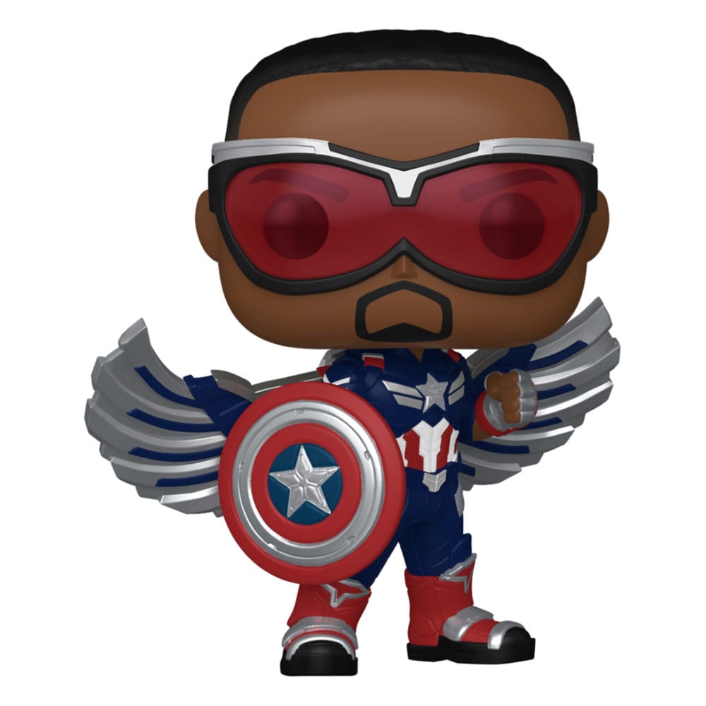 Captain America Brave New World POP! Movies Vinyl Figur Captain America 9 cm Image 1