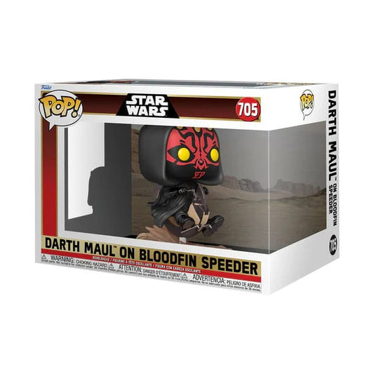 Star Wars POP! Rides Deluxe Vinyl Figur Darth Maul on Bloodfin 9 cm Image 2