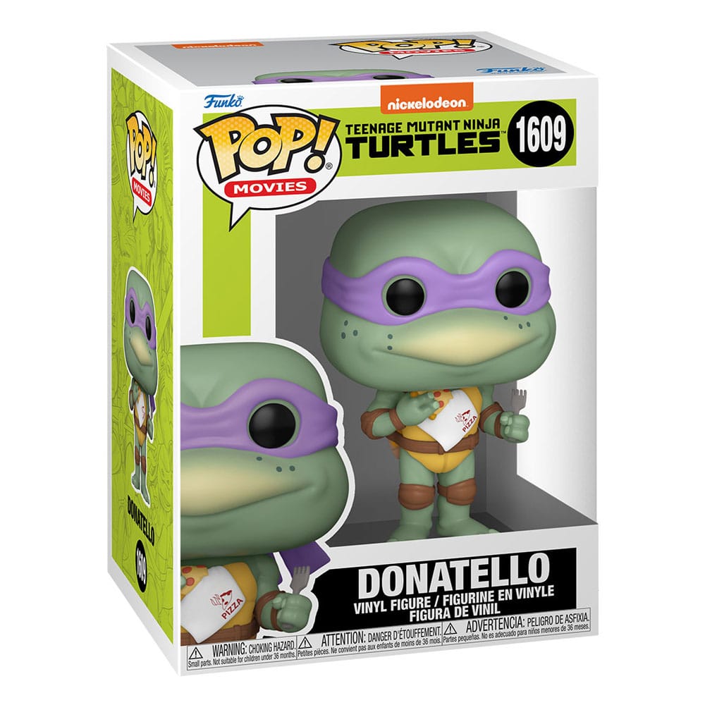 Teenage Mutant Ninja Turtles POP! Movies Vinyl Figur Donatello w/Napkin 9 cm Image 2