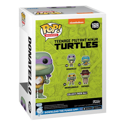 Teenage Mutant Ninja Turtles POP! Movies Vinyl Figur Donatello w/Napkin 9 cm Image 3