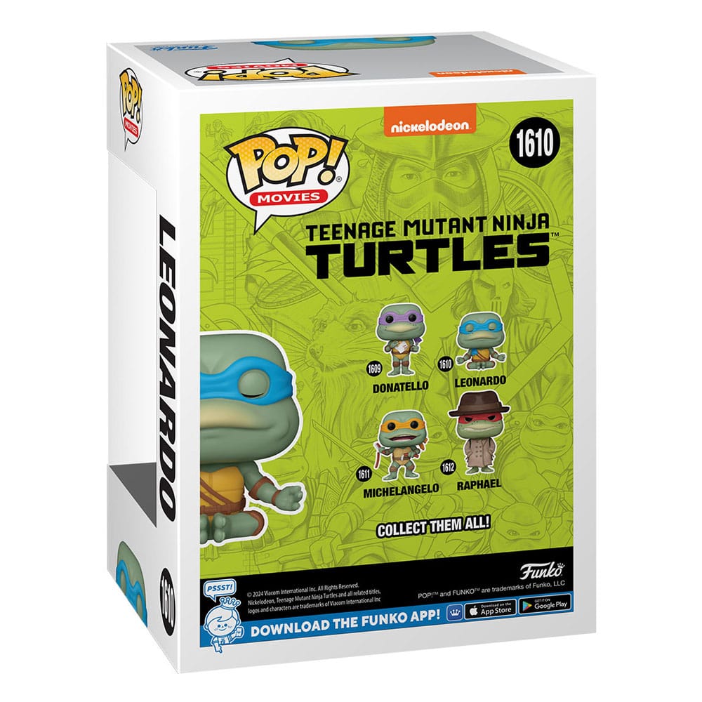 Teenage Mutant Ninja Turtles POP! Movies Vinyl Figur Leonardo(Meditating) 9 cm Image 3
