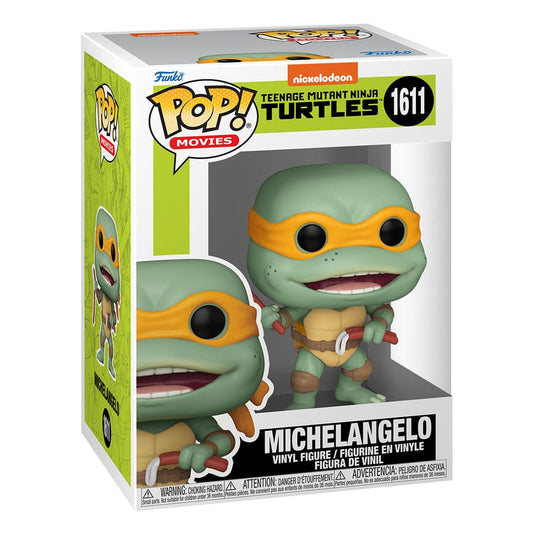 Teenage Mutant Ninja Turtles POP! Movies Vinyl Figur Michelangelo Sausage Link Nunchucks 9 cm Image 2