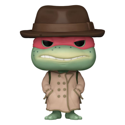 Teenage Mutant Ninja Turtles POP! Movies Vinyl Figur Raphael w/Coat & Hat 9 cm Image 1