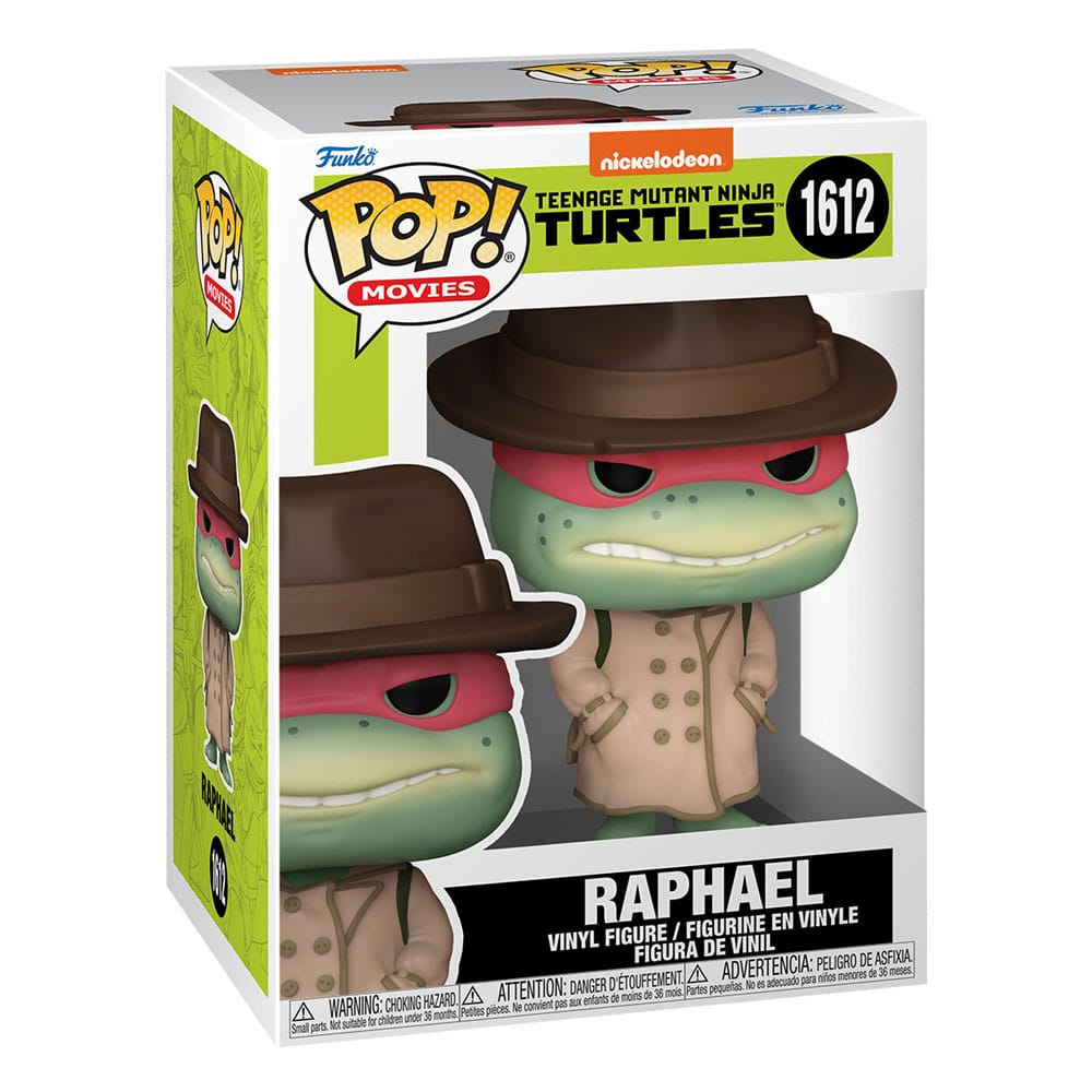 Teenage Mutant Ninja Turtles POP! Movies Vinyl Figur Raphael w/Coat & Hat 9 cm Image 2