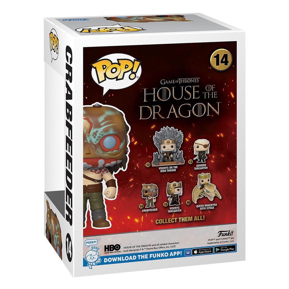 House of the Dragon POP! TV Vinyl Figur Crabfeeder 9 cm Image 3