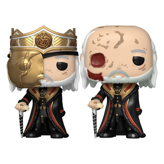 House of the Dragon POP! TV Vinyl Figuren Masked Viserys 9 cm Sortiment (6) Image 1