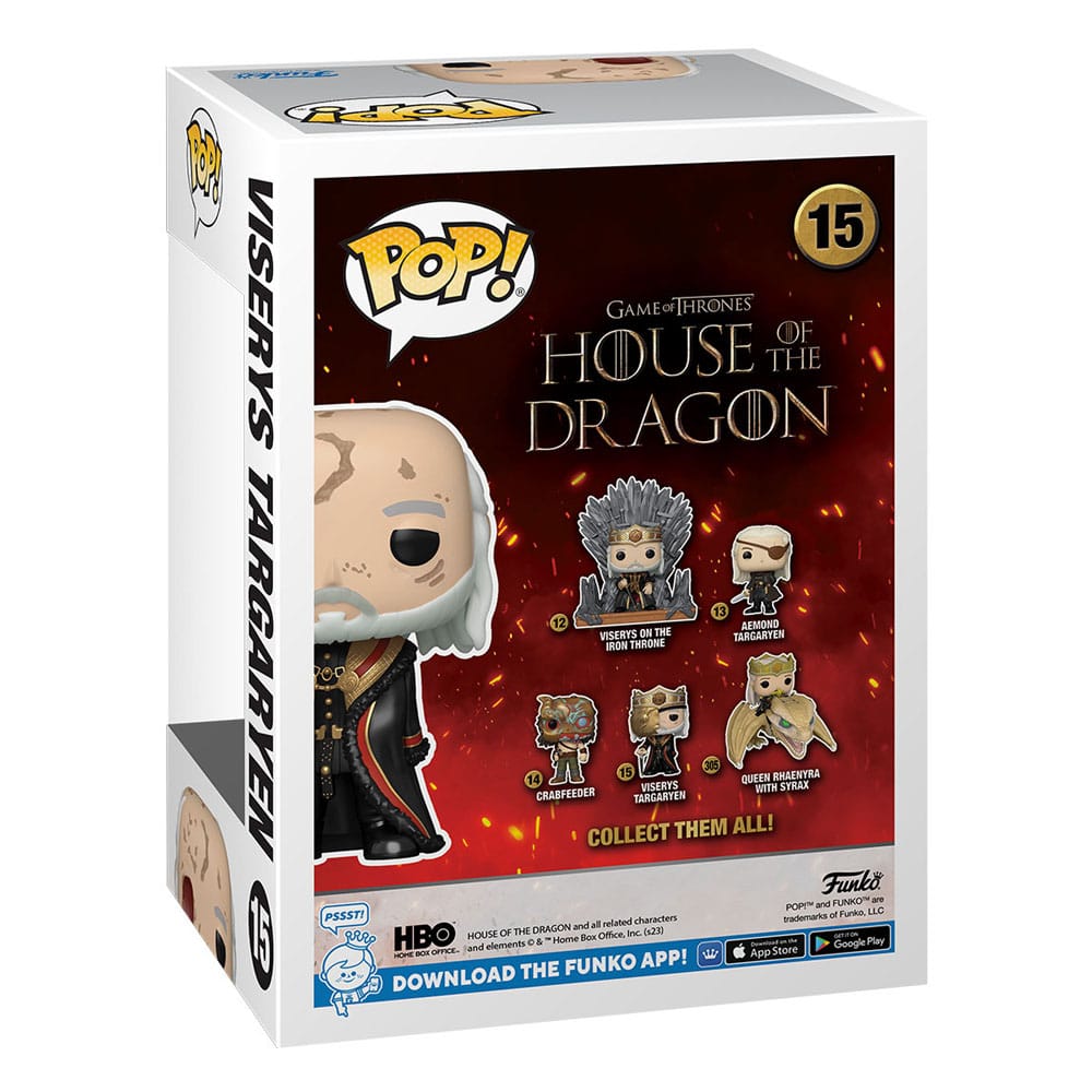 House of the Dragon POP! TV Vinyl Figuren Masked Viserys 9 cm Sortiment (6) Image 5
