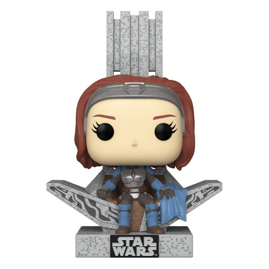 Star Wars: The Mandalorian POP! Deluxe Vinyl Figur Bo Katan w/Throne 9 cm Image 1