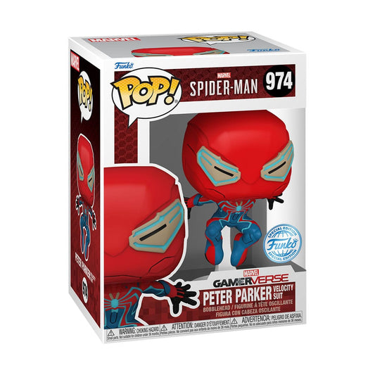 Spider-Man 2 POP! Games Vinyl Figur Velocity Suit Exclusive 9 cm Image 2