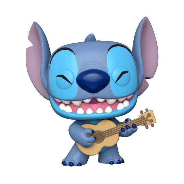 Lilo & Stitch Super Sized Jumbo POP! Games Vinyl Figur Stitch w/Uke 25 cm Image 1