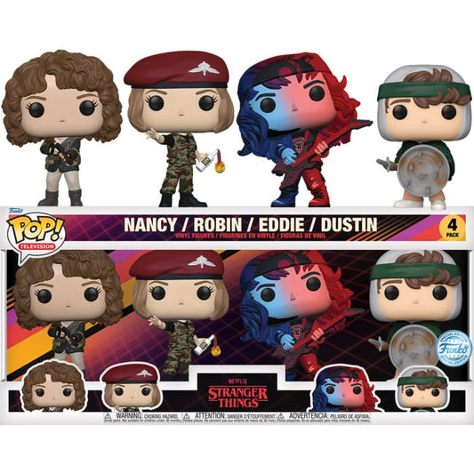 Stranger Things POP! TV Vinyl Figuren 4er-Pack S4 (EMEA) 9 cm Image