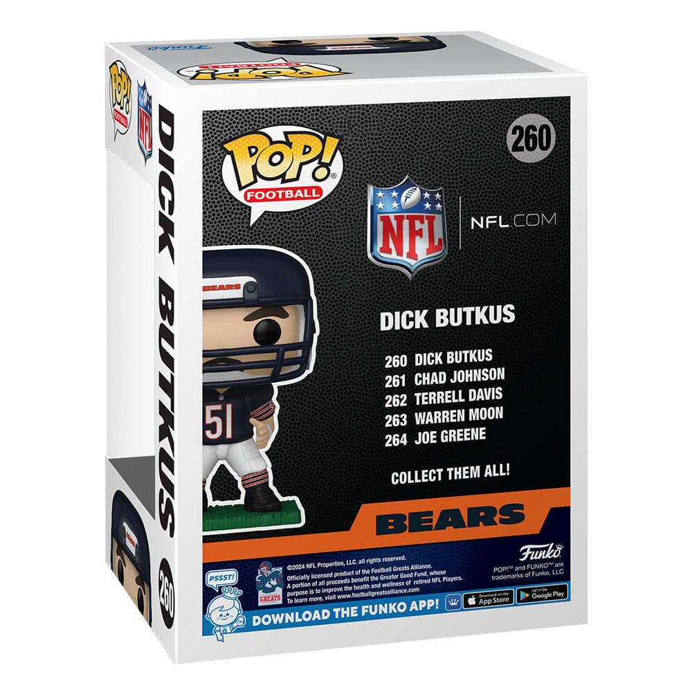NFL: Legends POP! Sports Vinyl Figur Bears- Dick Butkus 9 cm Image 3
