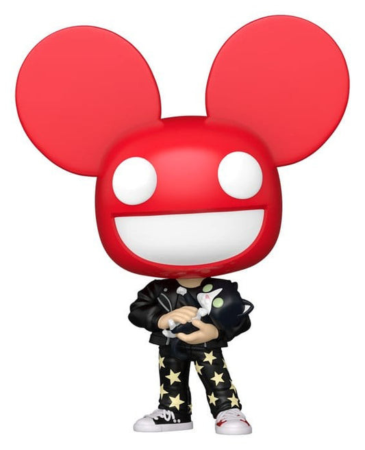 Deadmau5 POP! Rocks Vinyl Figur Deadmau5 with Cat 9 cm Image 1