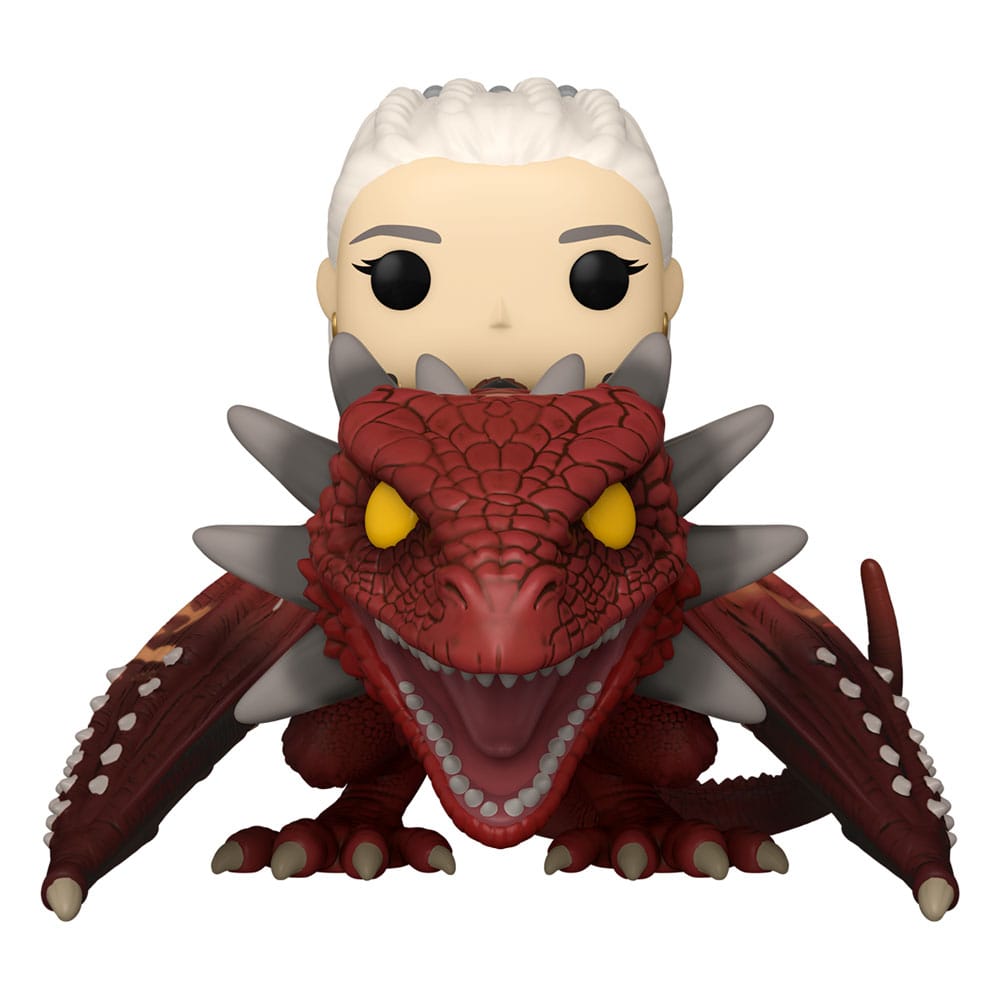House of the Dragon POP! Rides Deluxe Vinyl Figur Rhaenys Targaryen with Meleys 9 cm Image 1