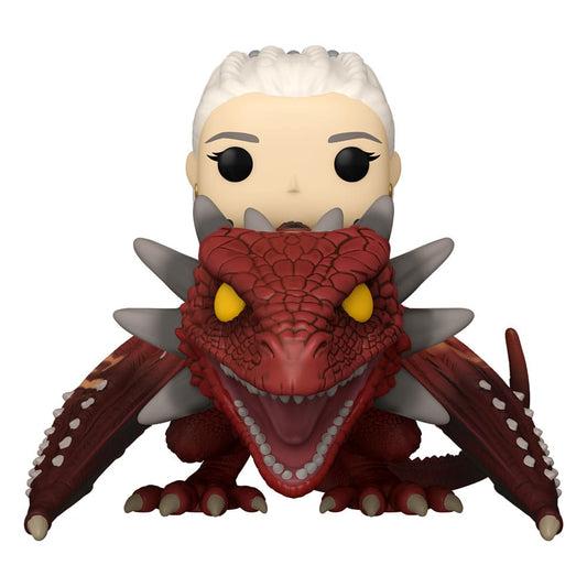 House of the Dragon POP! Rides Deluxe Vinyl Figur Rhaenys Targaryen with Meleys 9 cm Image 1