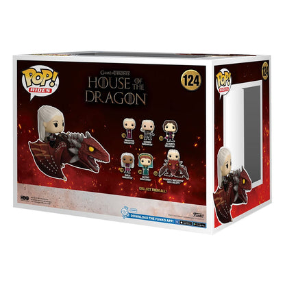 House of the Dragon POP! Rides Deluxe Vinyl Figur Rhaenys Targaryen with Meleys 9 cm Image 3