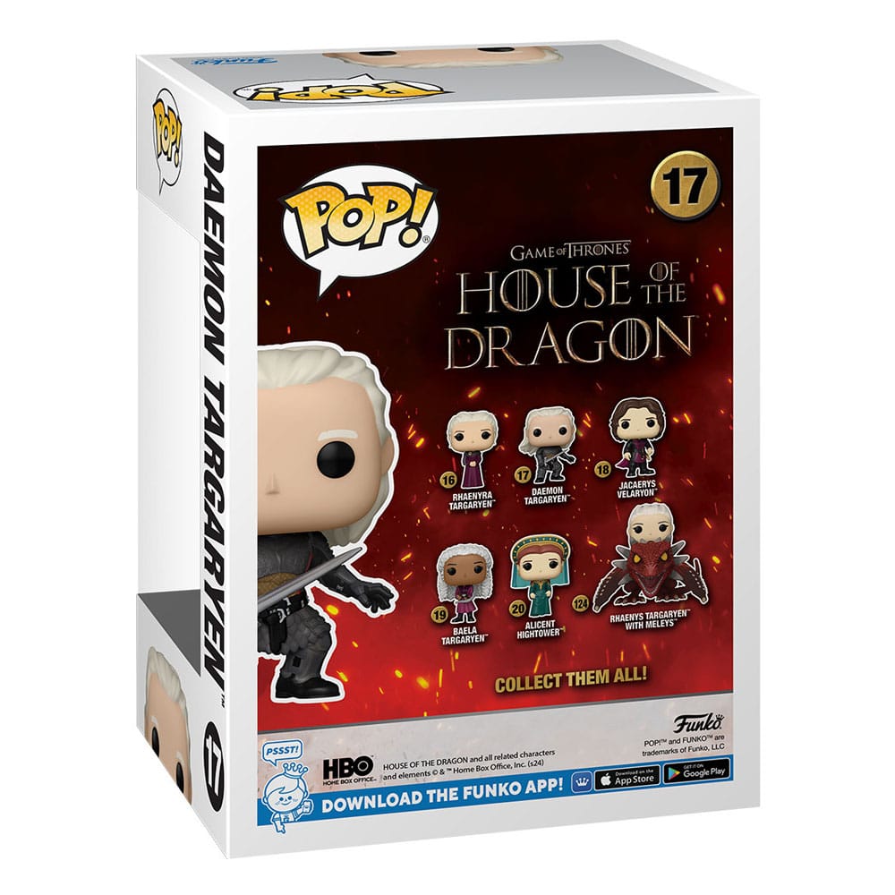 House of the Dragon POP! TV Vinyl Figur Daemon Targaryen 9 cm Image 3