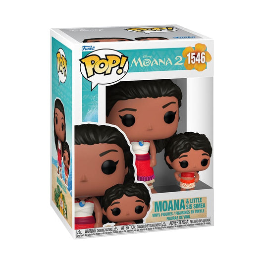 Vaiana 2 POP! & Buddy Vinyl Figur Moana & Little Sis 9 cm Image 2