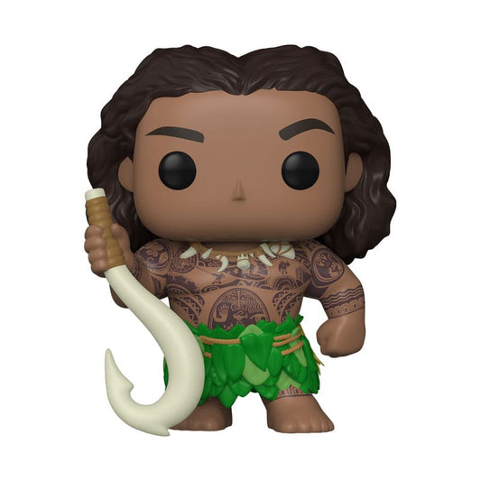 Vaiana 2 POP! & Buddy Vinyl Figur Maui with Fish Hook 9 cm Image 1