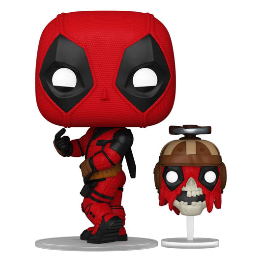Deadpool 3 POP & Buddy! Vinyl Figur Deadpool w/Headpool 9 cm Image 1